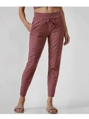 Athleta Altitude Women’s Rose Dust Jogger Pants - Size 10 Tall - NWOT